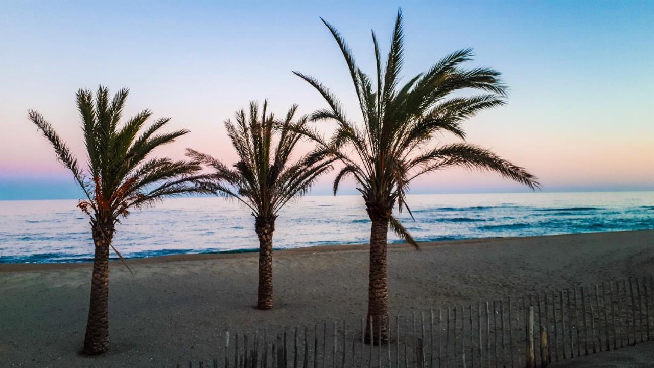 Appart Avec Terrasse Et Magnifique Vue Sur La Mer Le Barcarès Exterior foto