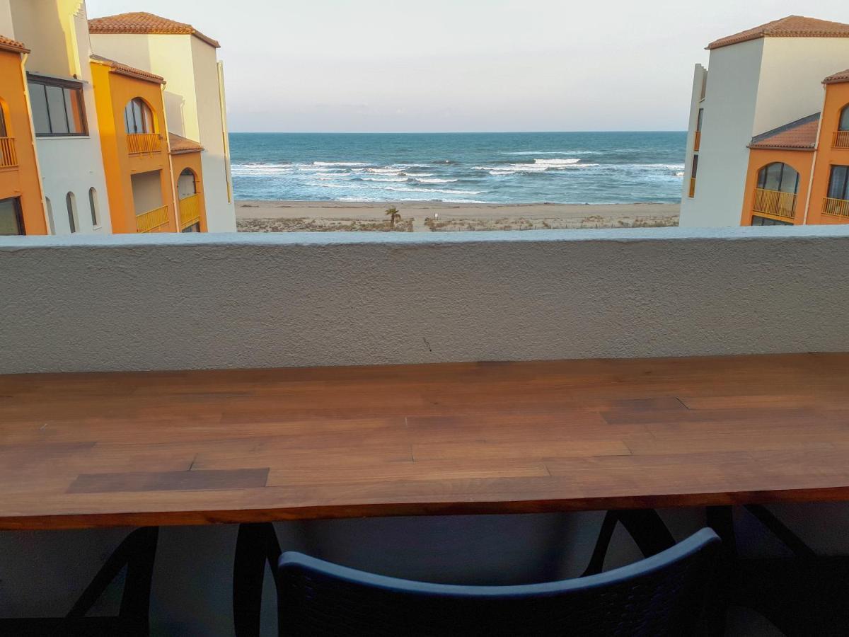 Appart Avec Terrasse Et Magnifique Vue Sur La Mer Le Barcarès Exterior foto