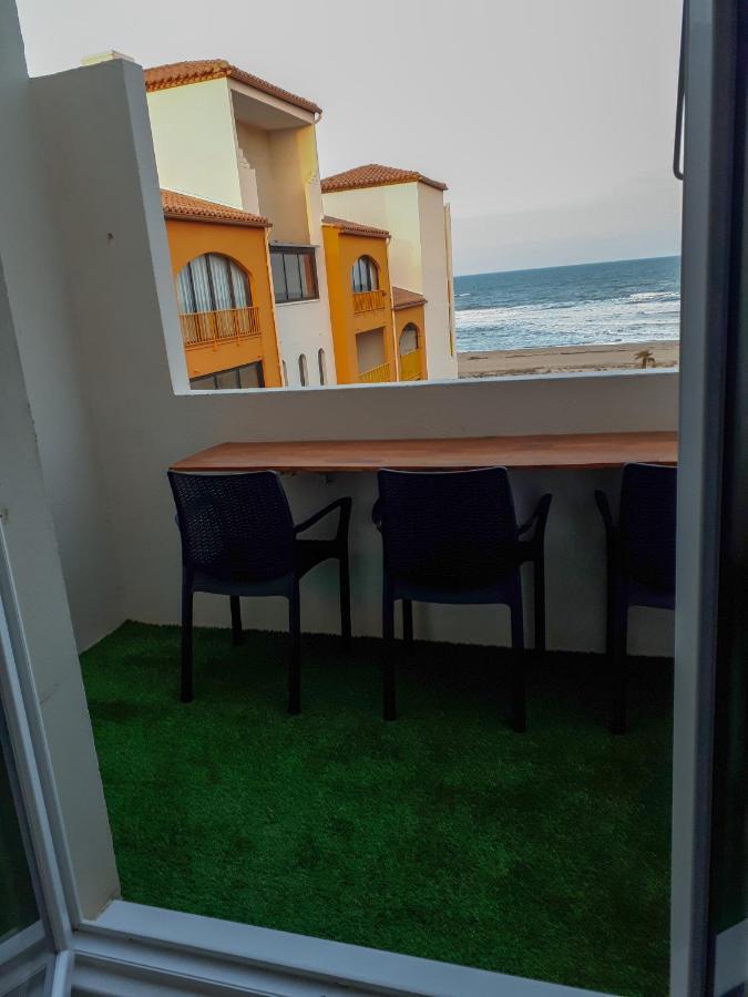 Appart Avec Terrasse Et Magnifique Vue Sur La Mer Le Barcarès Exterior foto