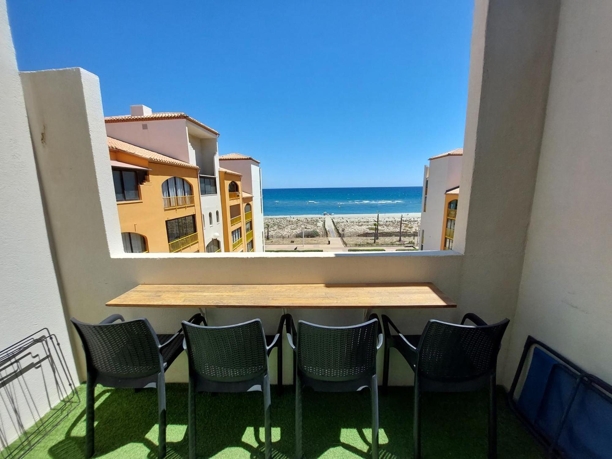 Appart Mezzanine Vue Mer Et Plage, Parking Wifi Tv Le Barcarès Exterior foto